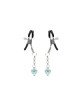 Затискачі для сосків Liebe Seele Glow-in-dark Nipple Clamps Light Blue Затискачі для сосків Liebe Seele Glow-in-dark Nipple Clamps Light Blue