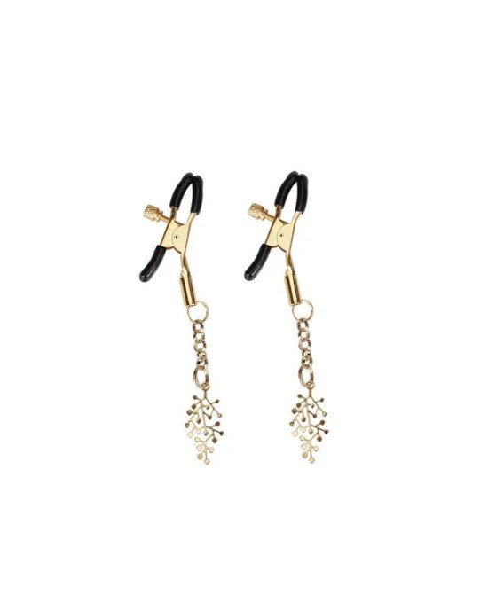 Затискачі для сосків Liebe Seele Rose Tree Nipple Clamps Gold Затискачі для сосків Liebe Seele Rose Tree Nipple Clamps Gold