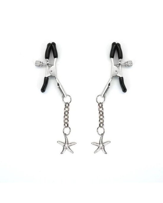 Затискачі для сосків Liebe Seele Starfish Nipple Clamps Silver Затискачі для сосків Liebe Seele Starfish Nipple Clamps Silver