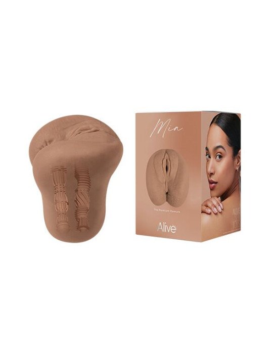 Мастурбатор Alive Mia Super Realistic Masturbator XL Caramel Мастурбатор Alive Mia Super Realistic Masturbator XL Caramel