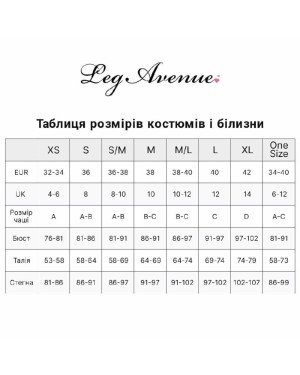 Боді-портупея Leg Avenue Patent Leather Harness Teddy L Боді-портупея Leg Avenue Patent Leather Harness Teddy L