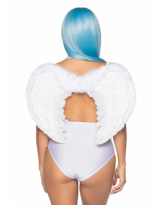Крила ангела Leg Avenue Marabou Feather Angel Wings, справжнє пір'я Крила ангела Leg Avenue Marabou Feather Angel Wings, справжнє пір'я