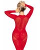 Сукня Leg Avenue Lace and Net Bodycon Gown One Size, Red Сукня Leg Avenue Lace and Net Bodycon Gown One Size, Red