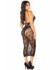 Сукня Leg Avenue Rhinestone Lace and Net Bodycon Dress One Size, Black