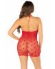 Сорочка Leg Avenue Mini Heart Trimmmed Net Chemise One Size, Red Сорочка Leg Avenue Mini Heart Trimmmed Net Chemise One Size, Red