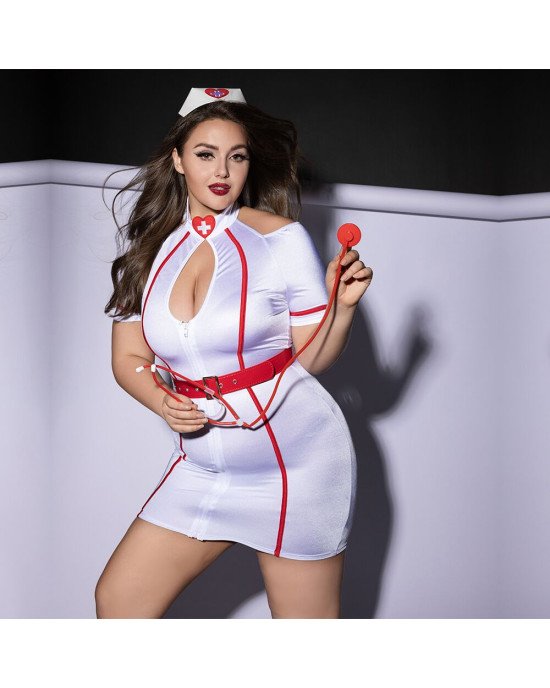 Еротичний костюм медсестри JSY P61115 Plus Size Еротичний костюм медсестри JSY P61115 Plus Size