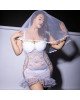 Еротичний костюм нареченої JSY P61129 Plus Size Еротичний костюм нареченої JSY P61129 Plus Size