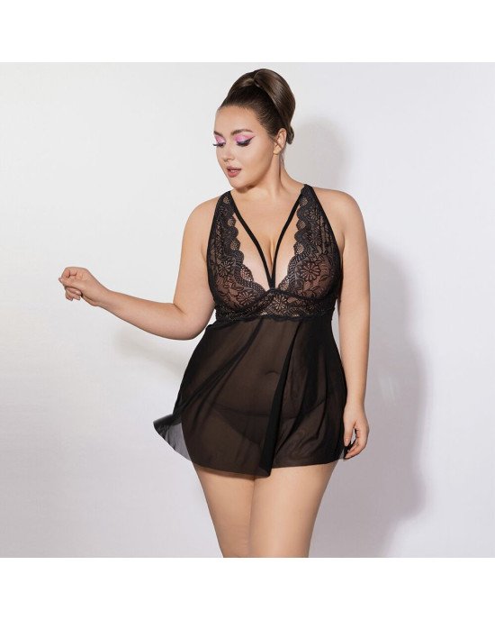 Сукня JSY P61151 Black Plus Size Сукня JSY P61151 Black Plus Size