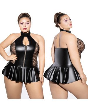 Боді JSY P61158 Black Plus Size