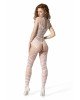 Бодістокінг Passion BS102 One Size, white Бодістокінг Passion BS102 One Size, white