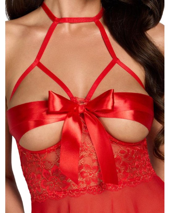 Бебі-дол Kissable Sexy Kiss Babydoll Red L/XL