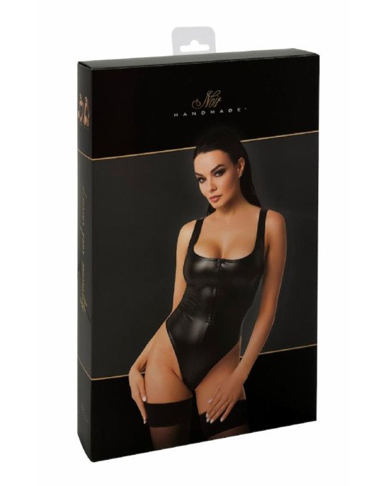 Боді Noir Handmade F333 Powerwetlook body - L Боді Noir Handmade F333 Powerwetlook body - L