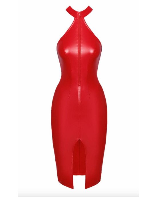 Сукня Noir Handmade F354 Red powerwetlook dress - M Сукня Noir Handmade F354 Red powerwetlook dress - M