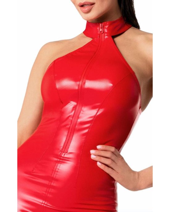 Сукня Noir Handmade F354 Red powerwetlook dress - M Сукня Noir Handmade F354 Red powerwetlook dress - M