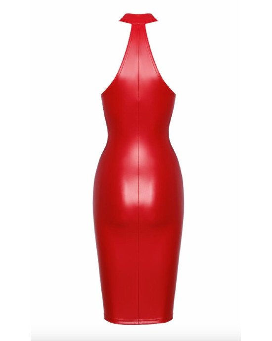 Сукня Noir Handmade F354 Red powerwetlook dress - S Сукня Noir Handmade F354 Red powerwetlook dress - S