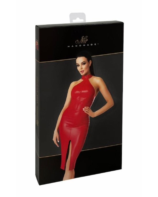 Сукня Noir Handmade F354 Red powerwetlook dress - XXL Сукня Noir Handmade F354 Red powerwetlook dress - XXL