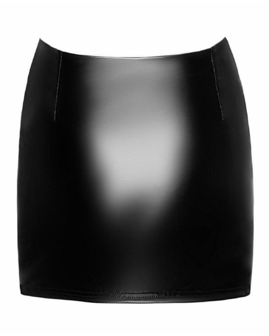 Спідниця Noir Handmade F345 Powerwetlook skirt with garter - XL