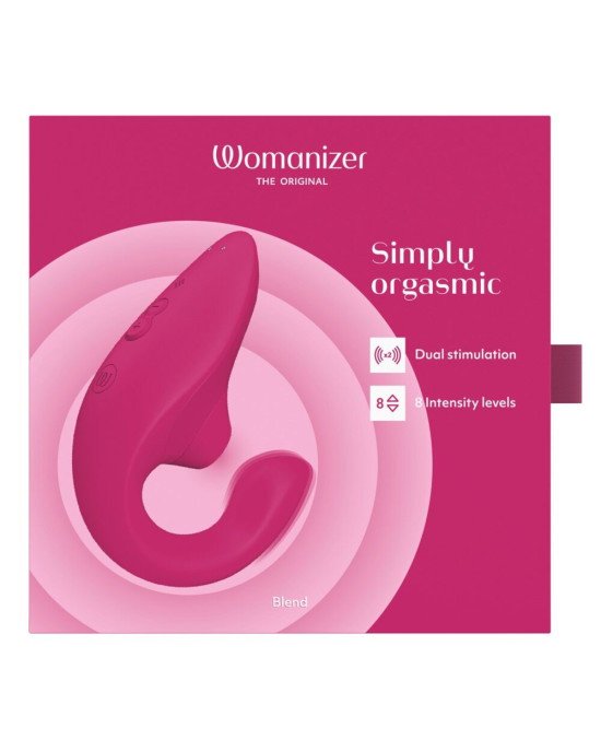 Вакуумний кліторальний стимулятор Womanizer Blend Vibrant Pink Вакуумний кліторальний стимулятор Womanizer Blend Vibrant Pink