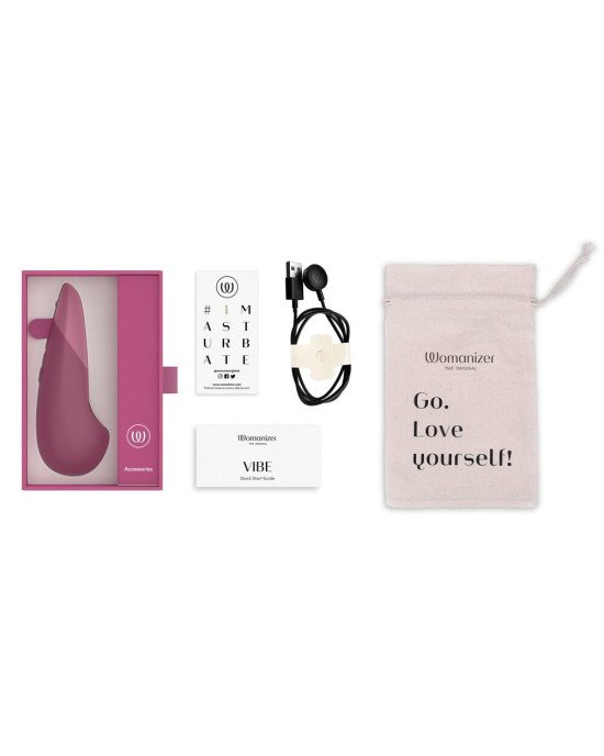Вібратор Womanizer Vibe Dusky Pink Вібратор Womanizer Vibe Dusky Pink