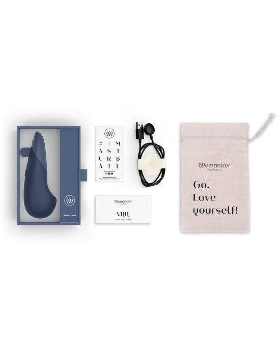 Вібратор Womanizer Vibe Dark Blue Вібратор Womanizer Vibe Dark Blue