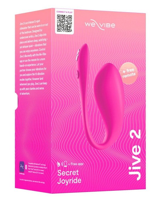 Смарт-віброяйце We-Vibe Jive 2 Electric Pink Смарт-віброяйце We-Vibe Jive 2 Electric Pink