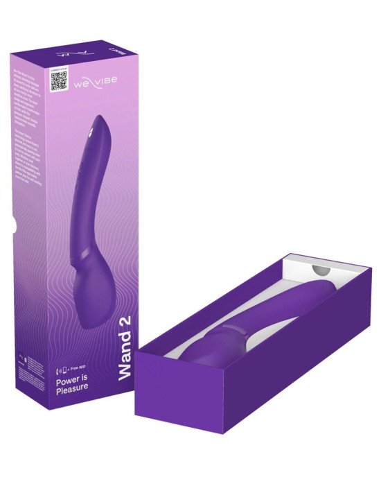 Смарт-вібромасажер We-Vibe Wand 2 Purple, дуже потужний, функція Smart Silence Смарт-вібромасажер We-Vibe Wand 2 Purple, дуже потужний, функція Smart Silence
