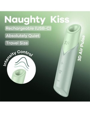Вакуумний стимулятор Satisfyer Naughty Kiss Вакуумний стимулятор Satisfyer Naughty Kiss