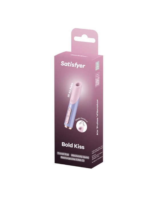 Вакуумний стимулятор Satisfyer Bold Kiss Violet