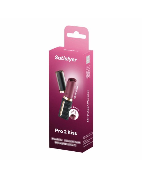 Вакуумний стимулятор Satisfyer Pro 2 Kiss Вакуумний стимулятор Satisfyer Pro 2 Kiss