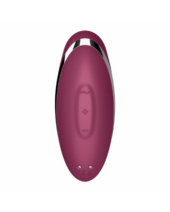 Вібростимулятор-пульсатор Satisfyer Tap & Climax 2 Red Вібростимулятор-пульсатор Satisfyer Tap & Climax 2 Red