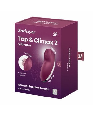 Вібростимулятор-пульсатор Satisfyer Tap & Climax 2 Red Вібростимулятор-пульсатор Satisfyer Tap & Climax 2 Red