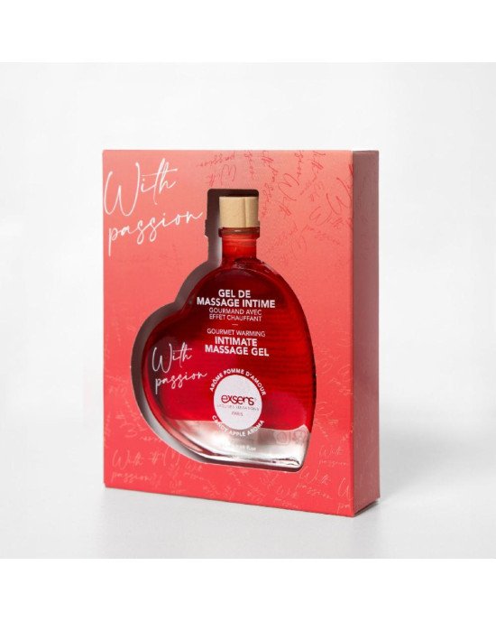 Масажна олія EXSENS With Passion Candy Apple 50мл розігріваюча, без цукру, їстівна Масажна олія EXSENS With Passion Candy Apple 50мл розігріваюча, без цукру, їстівна