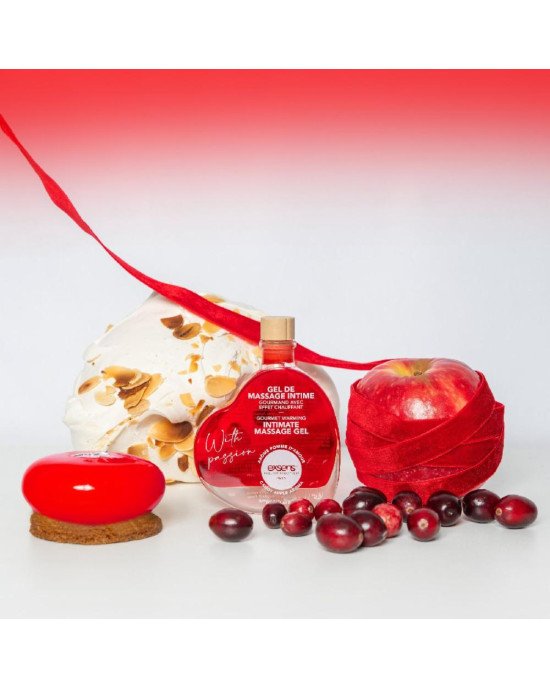 Масажна олія EXSENS With Passion Candy Apple 50мл розігріваюча, без цукру, їстівна Масажна олія EXSENS With Passion Candy Apple 50мл розігріваюча, без цукру, їстівна