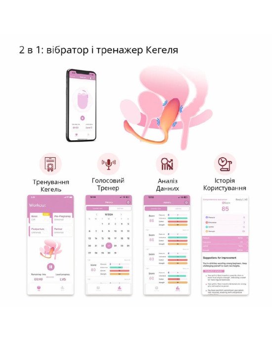 Смарт-віброяйце Magic Motion Flamingo Max Orange Смарт-віброяйце Magic Motion Flamingo Max Orange