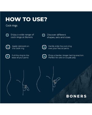 Ерекційне кільце Boners Ergo Cockring