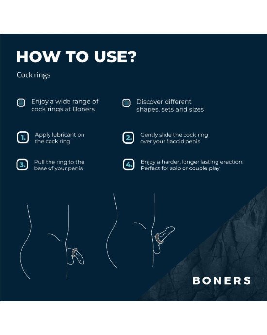 Ерекційне кільце Boners Ergo Cockring Ерекційне кільце Boners Ergo Cockring