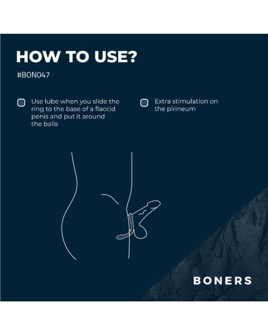 Ерекційне кільце Boners Cock ring Ерекційне кільце Boners Cock ring