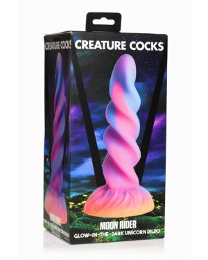 Фентезійний фалоімітатор Creature Cocks Glow-in-the-Dark Unicorn Dildo