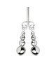 Затискачі для сосків та клітора Bedroom Fantasies: Nipple and Clitoris Clamps - Silver Затискачі для сосків та клітора Bedroom Fantasies: Nipple and Clitoris Clamps - Silver