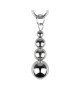 Затискачі для сосків Bedroom Fantasies: Nipple Clamps with Beaded Chain - Silver Затискачі для сосків Bedroom Fantasies: Nipple Clamps with Beaded Chain - Silver