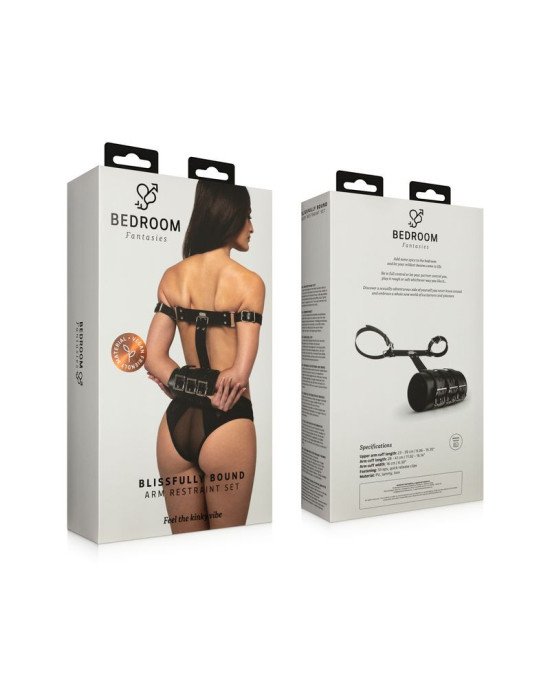 Фіксатор Bedroom Fantasies Blissfully Bound Arm Restraint Set - Black Фіксатор Bedroom Fantasies Blissfully Bound Arm Restraint Set - Black
