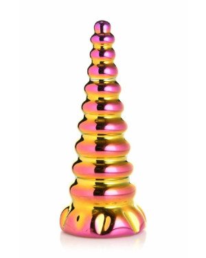 Фентезійний фалоімітатор Creature Cocks Twilight Rainbow Glass Dildo