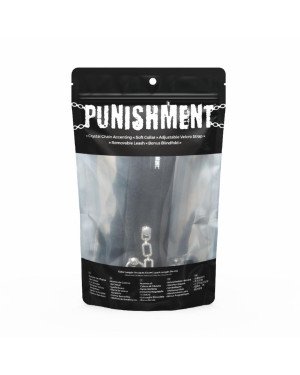 Нашийник із повідцем Punishment - Crystal Collar & Leash - Black Нашийник із повідцем Punishment - Crystal Collar & Leash - Black