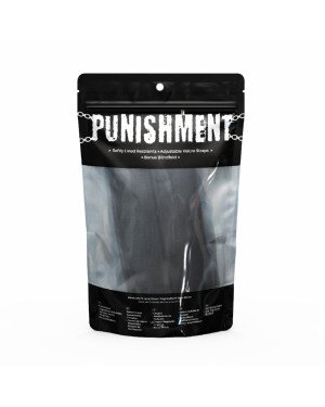Фіксатори для руки і стегна Punishment - Thigh to Wrist Restraints - Black Фіксатори для руки і стегна Punishment - Thigh to Wrist Restraints - Black