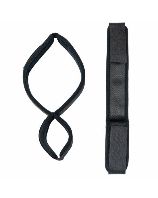 Фіксатори для руки і стегна Punishment - Thigh to Wrist Restraints - Black