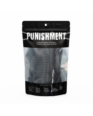 Мотузка для шибарі Punishment - Bondage Rope - Black
