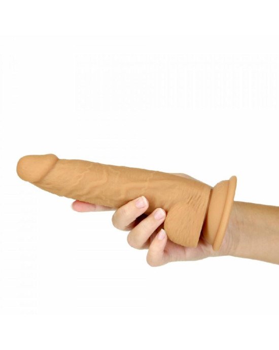 Фалоімітатор Naked Addiction - 8″ Silicone Dual Density Dildo Vanilla, віброкуля в подарунок Фалоімітатор Naked Addiction - 8″ Silicone Dual Density Dildo Vanilla, віброкуля в подарунок