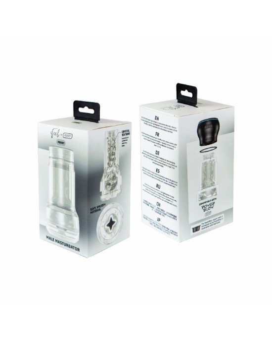 Мастурбатор Kiiroo Feel Pocket Crystal сумісний з PowerBlow Мастурбатор Kiiroo Feel Pocket Crystal сумісний з PowerBlow