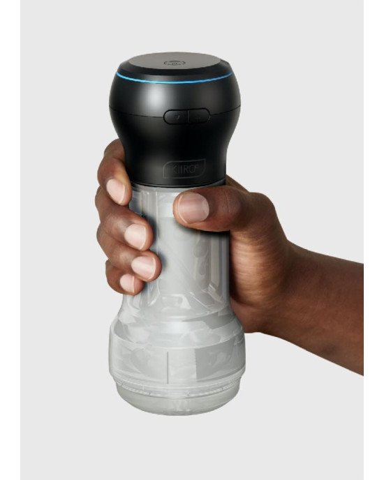 Мастурбатор Kiiroo Feel Pocket Crystal зі всмоктувальною інтерактивною насадкою PowerBlow Combo Set Мастурбатор Kiiroo Feel Pocket Crystal зі всмоктувальною інтерактивною насадкою PowerBlow Combo Set