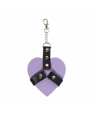 Брелок на карабіні для ключів Art of Chained Heart, Лаванда